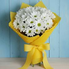 Букет цветов из:  Хризантемы в Малышева