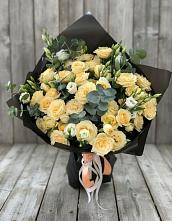 Букет цветов из:  Розы и Лизиантусы #REPLACE_PRED# Малышева