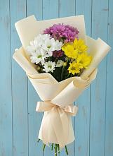 Букет цветов из:  Хризантемы в Малышева