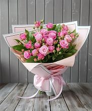 Букет Розовый кустик #REPLACE_PRED# Малышева