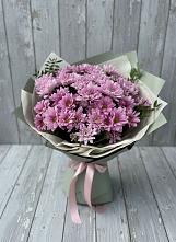 Букет цветов из:  Хризантемы в Малышева