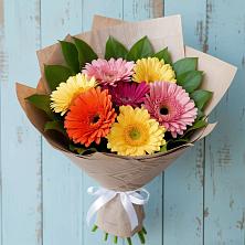 Букет цветов из:  Герберы в Малышева