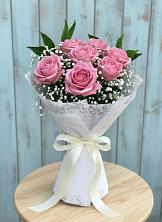Букет цветов из:  Розы в Малышева