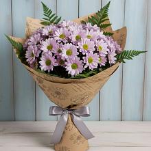 Букет цветов из:  Хризантемы в Малышева