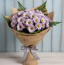 Букет цветов из:  Хризантемы в Малышева