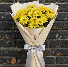 Букет цветов из:  Хризантемы в Малышева