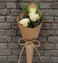 Букет цветов из:  Розы в Малышева