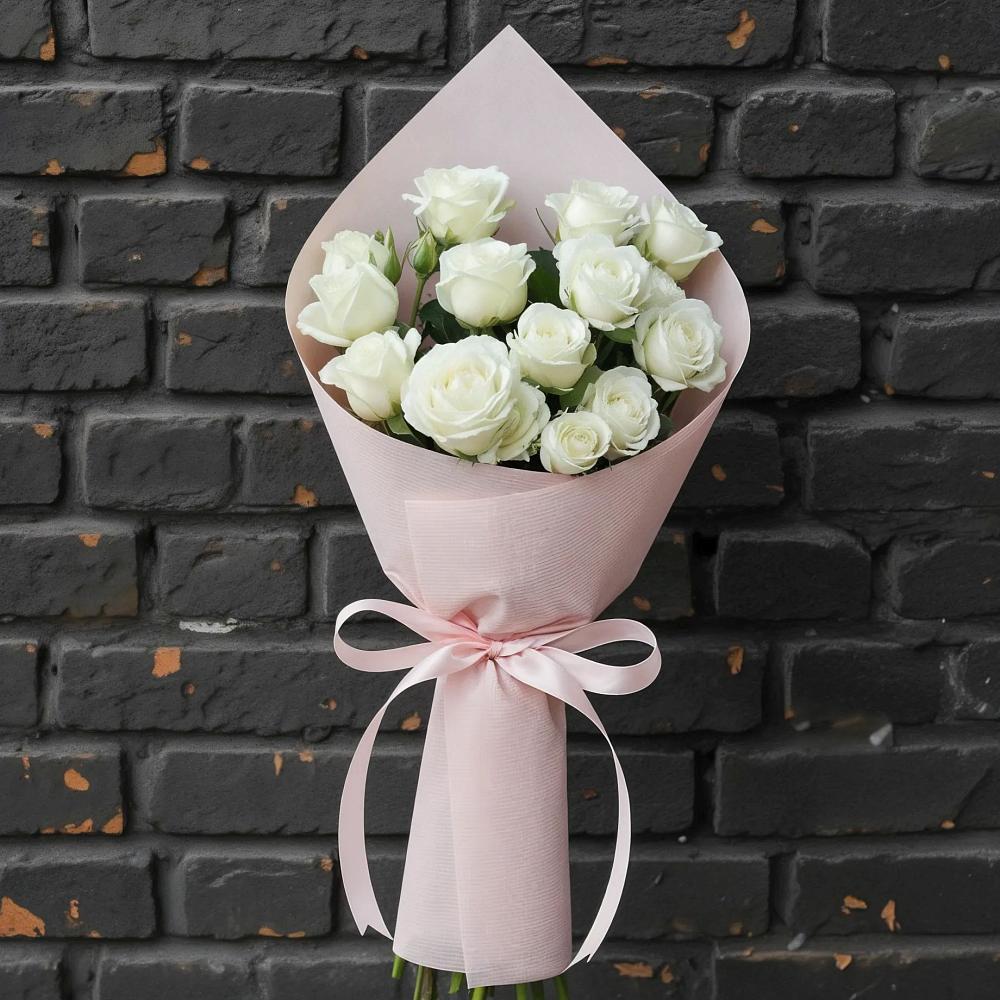 Букет цветов из: Розы в Малышева