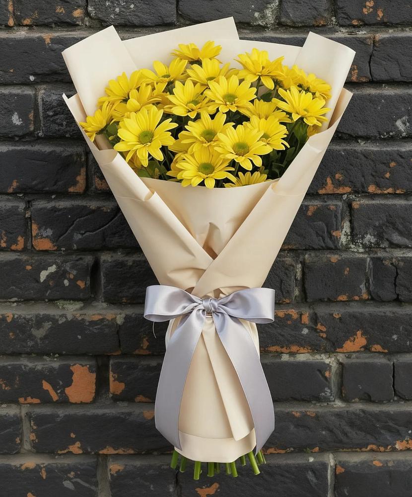 Букет цветов из: Хризантемы в Малышева