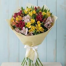 Букет цветов из:  Альстромерии в Малышева