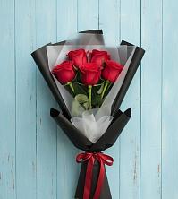 Букет цветов из:  Розы в Малышева