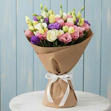 Букет цветов из:  Лизиантусы в Малышева
