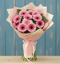 Букет цветов из:  Герберы в Малышева